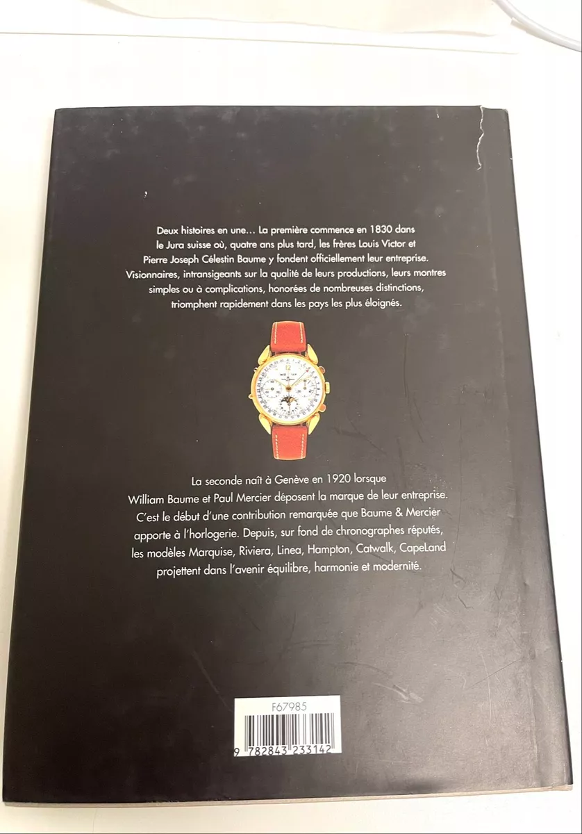 Baume Mercier Geneve 1830 Book eBay