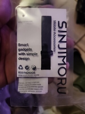 Sinjimoru C-Shaped Clip Finger Phone Grip, Silicone Mobile Phone