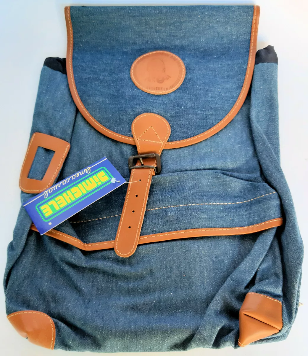 Zaino jeans hotsell e pelle