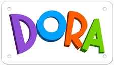 Dora 4x7 Inches Motorcycle License Plate