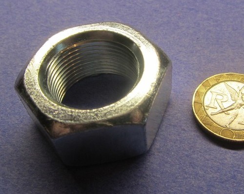 Metrische Sechskantmutter, Zink, Klasse 8 Stahl, RH, M24x1,5x19mm H, 2 Stück - Bild 12 von 12