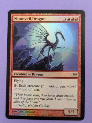 MTG Magic: Dark Ascension: Moonveil Dragon #99/158 Mythic - NM