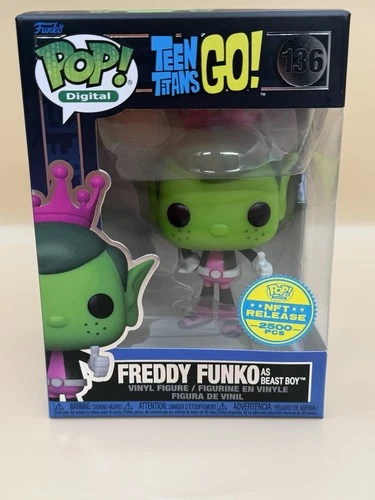 Funko Pop! Teen Titans Go: Freddy Funko As Beast Boy #136 2500 PIECES