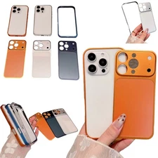 Fr iPhone 13/14/15/16 Pro Max to 17 Pro Metal Bumper Case Shockproof Alloy Cover