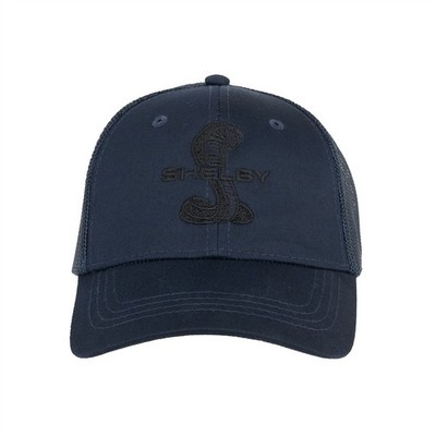 SHELBY SUPER SNAKE COBRA YOUTH MESH HAT-BLUE OR BLACK- FORD MUSTANG F150 RAPTOR