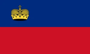 Liechtenstein Flag Self Adhesive Vinyl Sticker