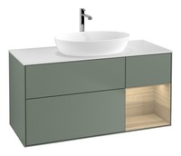 Villeroy & Boch Finion Waschbeckenunterschrank FüR Becken Mittig Regal Rechts...