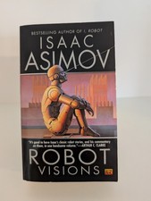Isaac Asimov Robot Visions Paperback 1990 ROC Sci-Fi Robots Stories Essays