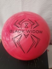 Bowling Ball 15lb Hammer Black Widow Pink CFI 1st Quality NIB *Rare*