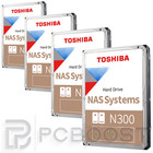 80TB (4x20TB) Toshiba N300 HDD 3.5" 7200 RPM – RAID 5/10 Bundle, 4-Bay NAS Drive