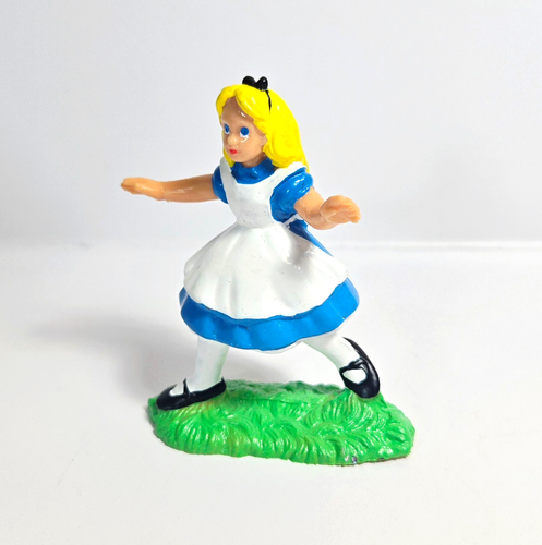 Disney Bullyland Pintado a Mano Alicia de 1984 * Alicia en el País de las Maravillas - Imagen 2 de 5