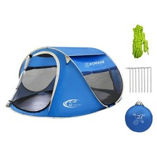 Easy Pop Up Tent 2-4 Person Waterproof - Pop-Up Camping Tents Automatic Tent ...