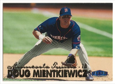 1999 FLEER TRADITION UPDATE #19 DOUG MIENTKIEWICZ RC E MINNESOTA TWINS