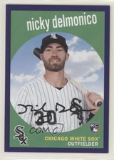 2018 Topps Archives 1959 Design Purple 16/175 Nick Delmonico Nicky #9 6ns
