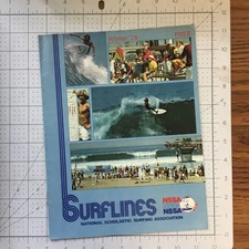 vintage Winter 1970 Surflines Magazine NSSA