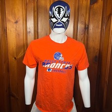 Champion XL Boise State Broncos Football T Shirt Orange Classic Y2K
