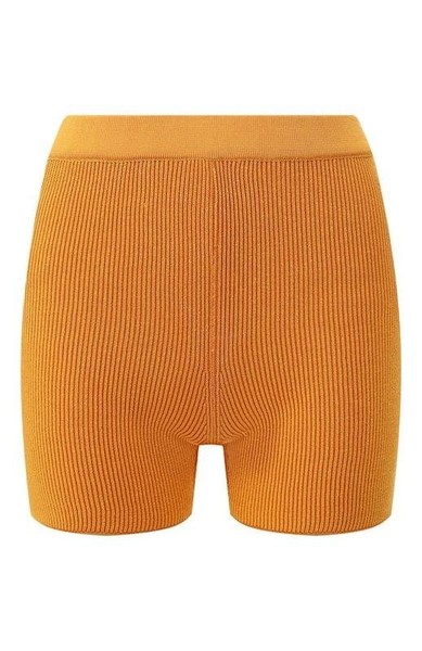 Women Jacquemus Shorts Orange Viscose 34