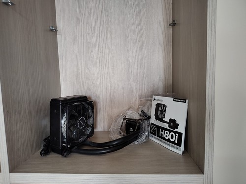 Corsair H80i Liquid Kit mit Originalausstattung (ohne Karton)