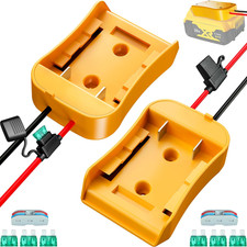 2-Pack for Dewalt 20V Battery Adapter for Power Wheels: Power Tool Drill Battery
