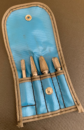 Vintage Eastwood 4PC Deburring / Grinding Bit Set 1/4 Shank Made in USA