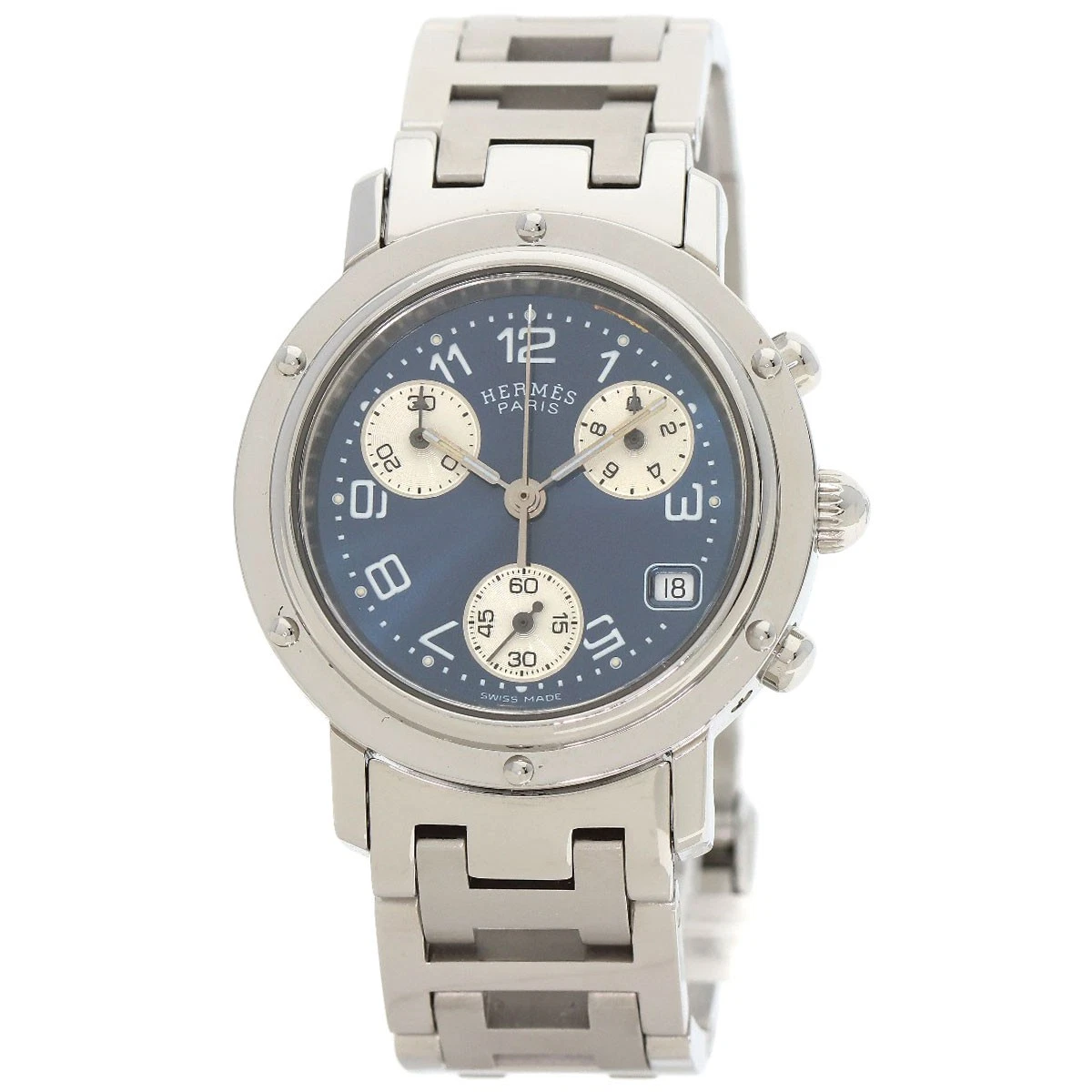 HERMÈS HERMES Clipper Orologi Cronografo CL1.310 Acciaio Inox Acciaio Inox L...