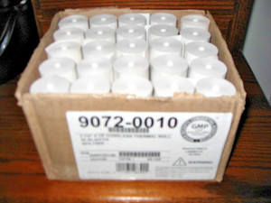 2 1/4" x 75' x 50 rolls CORELESS BPA Free Thermal Paper Rolls (full open box)