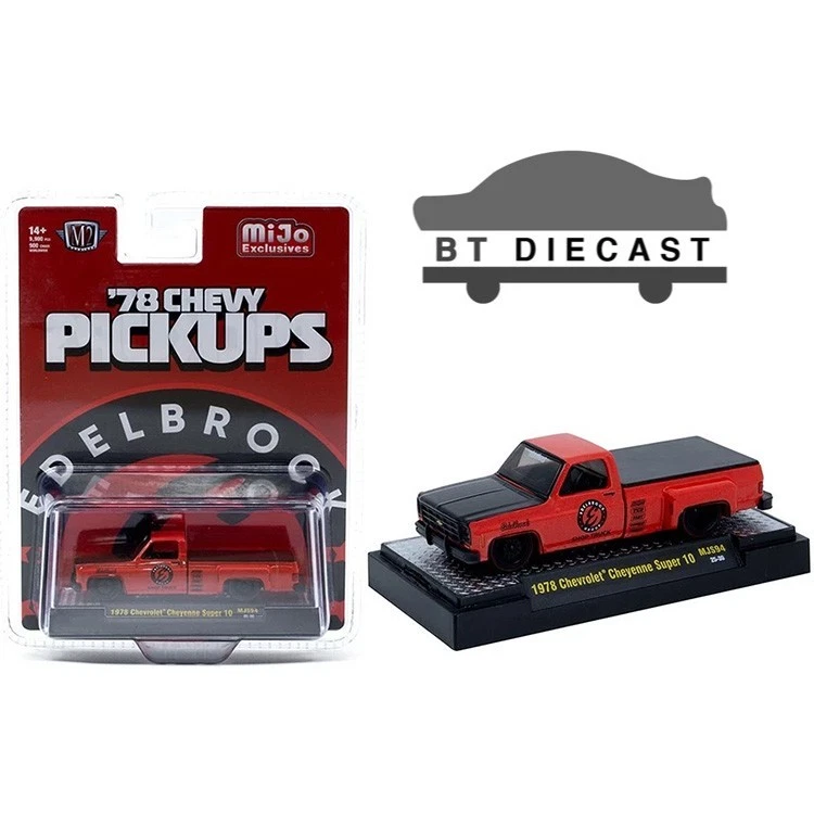 M2 MACHINES 1978 CHEVROLET CHEYENNE SUPER 30 EDELBROCK 1/64 RED 31500-MJS94 - Image 2 of 2