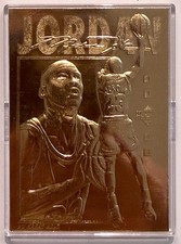 1995 Upper Deck, Michael Jordan, 23KT Gold Foil # 08,836/25,000 - w/COA & Box
