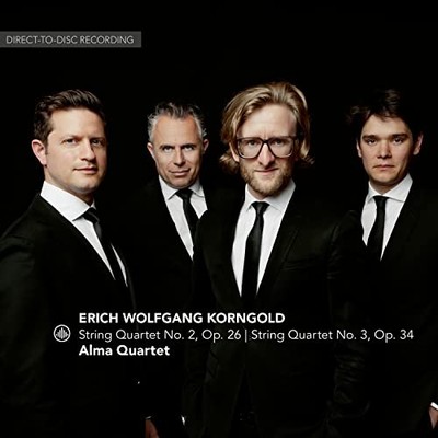 Zach Top - Korngold  String Quartet Nos. 2 Op. 26  No. 3 Op. 34 - CD - H4z