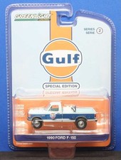 1/64 Greenlight 1990 Ford F-150 with Fuel Transfer Tank Gulf