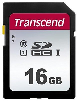 Transcend 300S R95/W45 SDHC 16 GB, UHS-I U1, Class 10