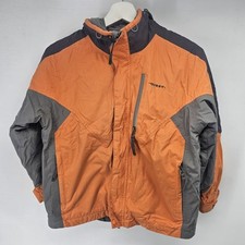 Womans Kids Quest Orange Double Layered Jacket Size S