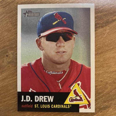 2002 Topps Heritage - J.D. Drew #389 Short Print (SP) - Cardinals