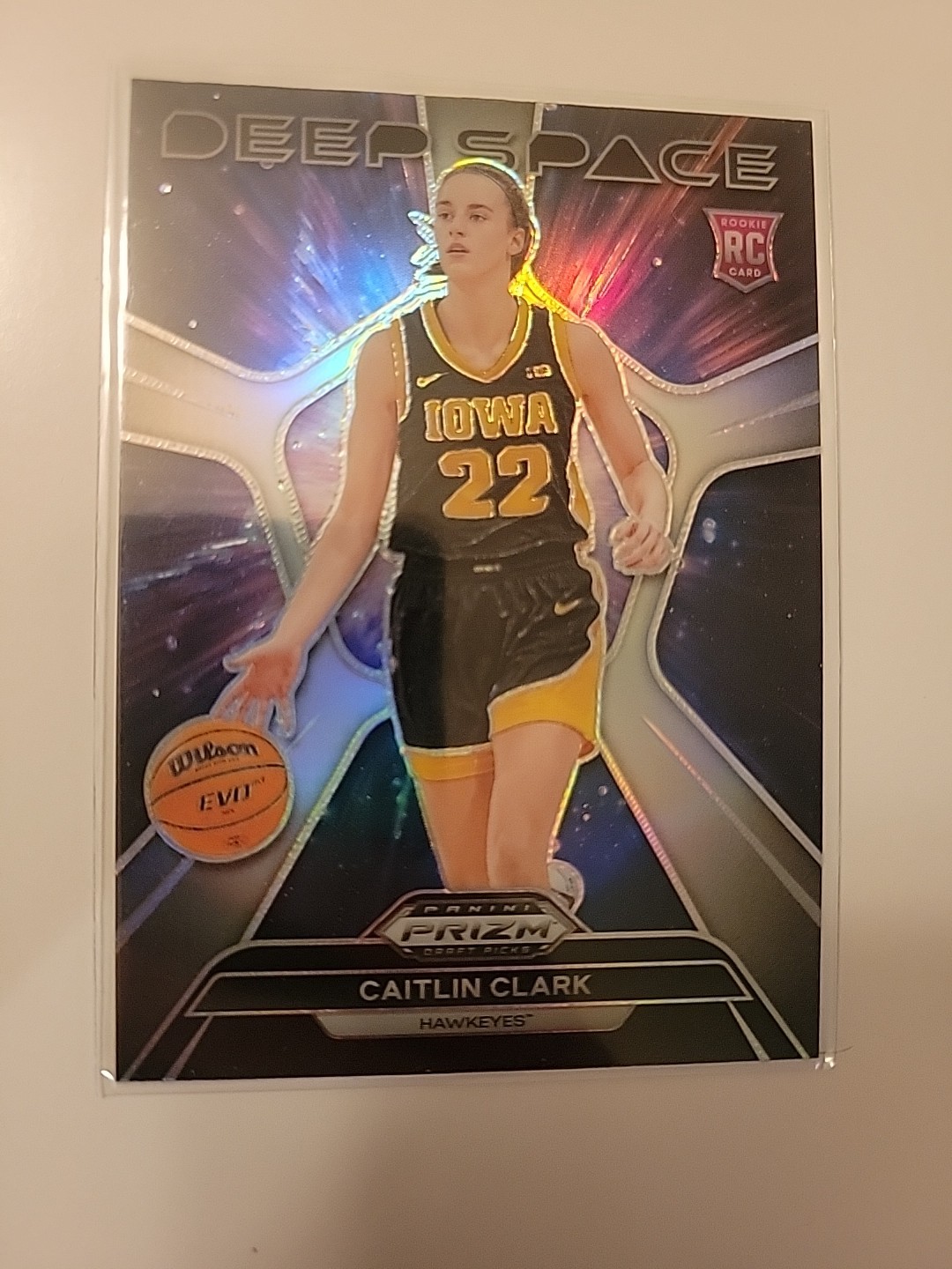 2024 Prizm Draft Picks CAITLIN CLARK Deep Space #8 Silver Prizm Rookie