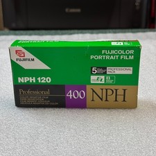 Fuji Fujicolor Pro 400NPH 120 Color Negative Film 5 Roll Pack EXP 11/2003 Sealed
