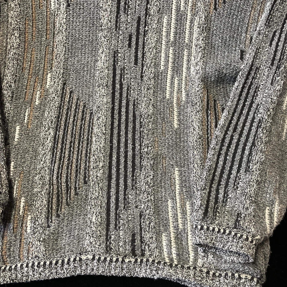 Suéter tejido vintage LaVane New York 3D estilo COOGI para hombre grande  Foto 2 de 4