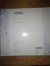 Creative Memories 12x12 Scrapbook Pages-White-NIP