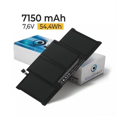 Akku für Apple acBook Air ''Core i5'' 1.3 13'' Mi-2013 7.6V 7200mAh 55Wh