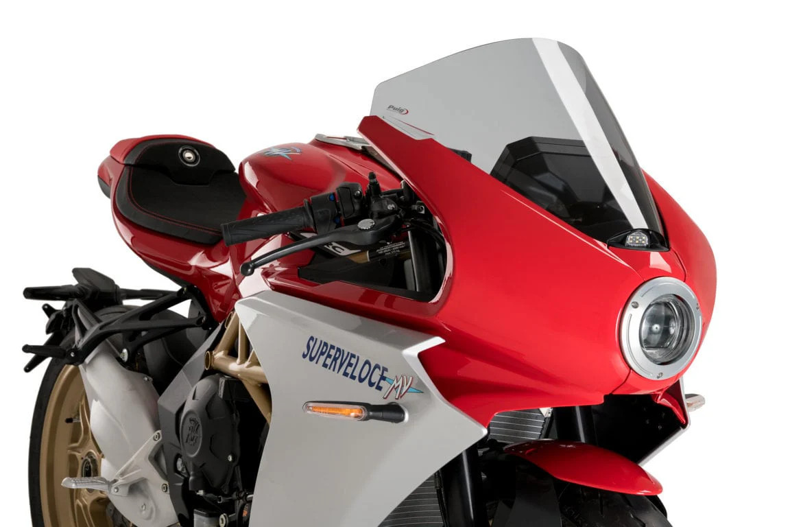 Puig R-Racer Screen | Light Smoke | MV Agusta Superveloce 800 2021>Current