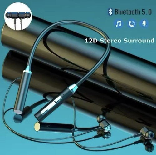 Bluetooth Neckband Wireless Headphones Mic Headset Stereo Earbuds Earphone