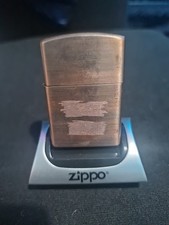 Zippo- 2003, Painted Copper Design, Working Flint, Scratched ( Was Personalised)