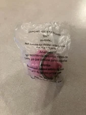 Tupperware Cupcake Keeper Keychain Tiny Treasure Gadget Pink - New