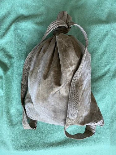 USSR Soviet Russian WW2 Red Army Canvas Knapsack Backpack "Veshmeshok". Rare.