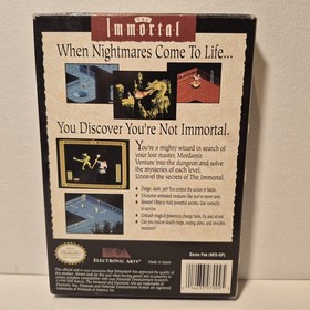 The Immortal - Nintendo NES (CIB) Complete in Box