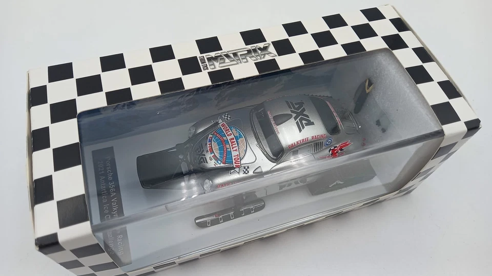 MXR41607032 Matrix Penguin Porsche 356A Valkyrie Racing 2021 Antartica Ice 1/43 - Immagine 3 di 4