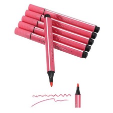 Colored Markers, Peach Pink 6 Pack Washable Coloring Markers Water Color Pens