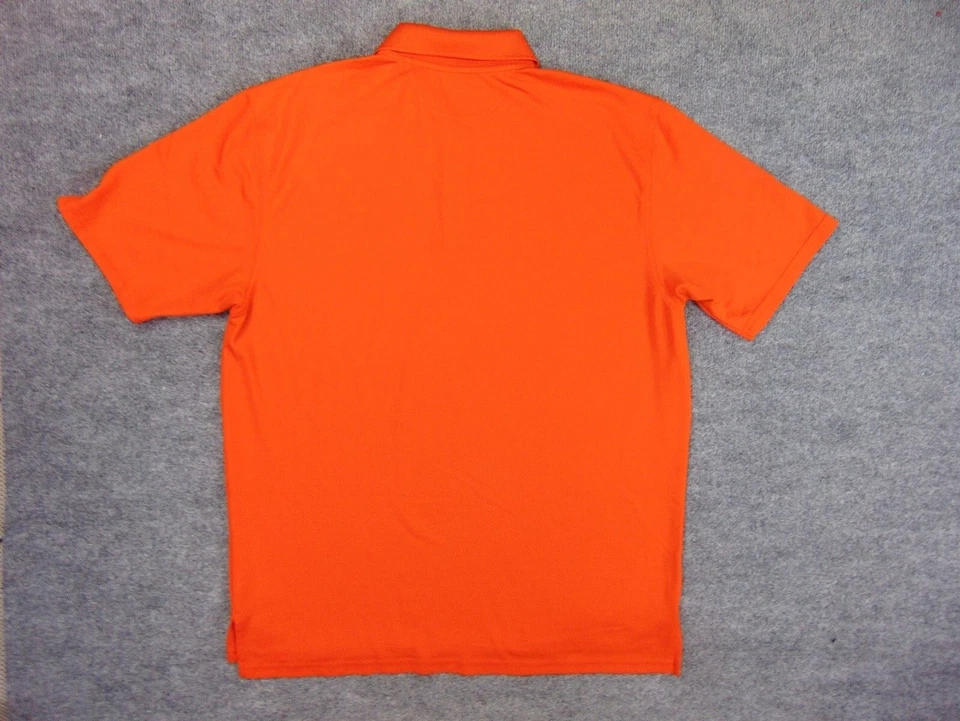 Auburn Tigers Shirt Mens Large Orange Under Armour Heat Gear - Image 3 of 4