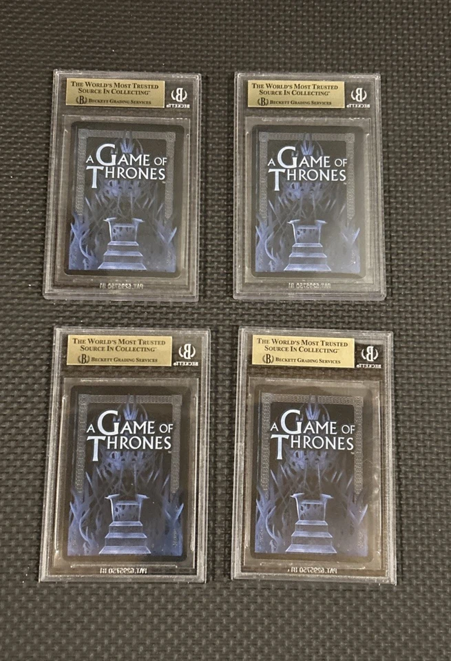 LUCAS BLACKWOOD RARE GAME OF THRONES #1  LOT LUWIN GEM MINT 2011 BGS 9.5 - Image 2 of 2