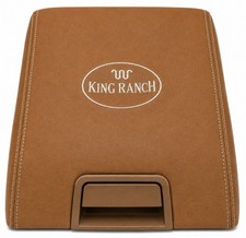 Ford F-150 King Ranch Genuine Leather Center Console Lid Cover Fits 2005 To 2008 Ford F-150 King Ranch Genuine Leather Center Console Lid Cover Fits 2005 To 2008