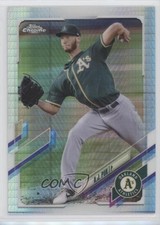 2021 Topps Chrome Prism Refractor AJ Puk #90 0go3